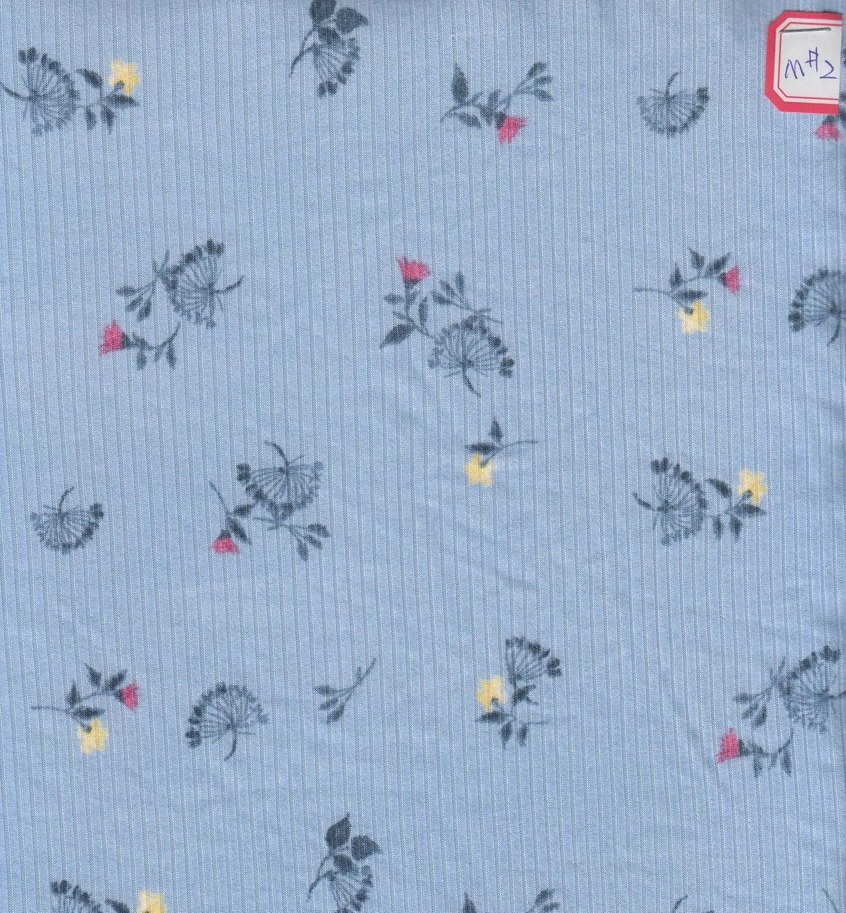 1 Yard Yummy Rib Ditsy Flower Print Fabric 180 GSM Polyester Spandex 58/60" Width