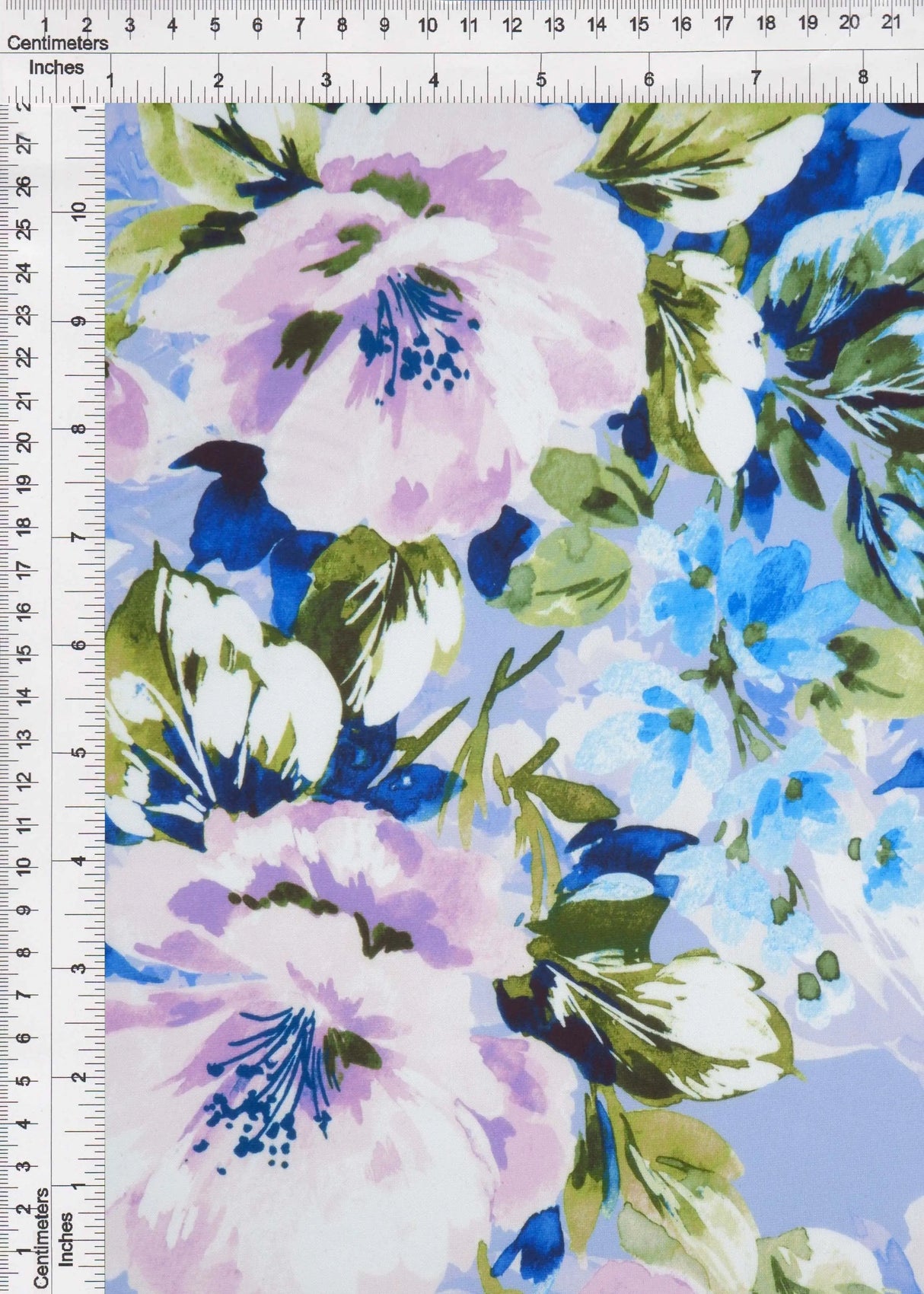 1 Yard DTY Brushed Floral Digital Print Fabric 170 GSM Polyester Spandex 58/60" Width