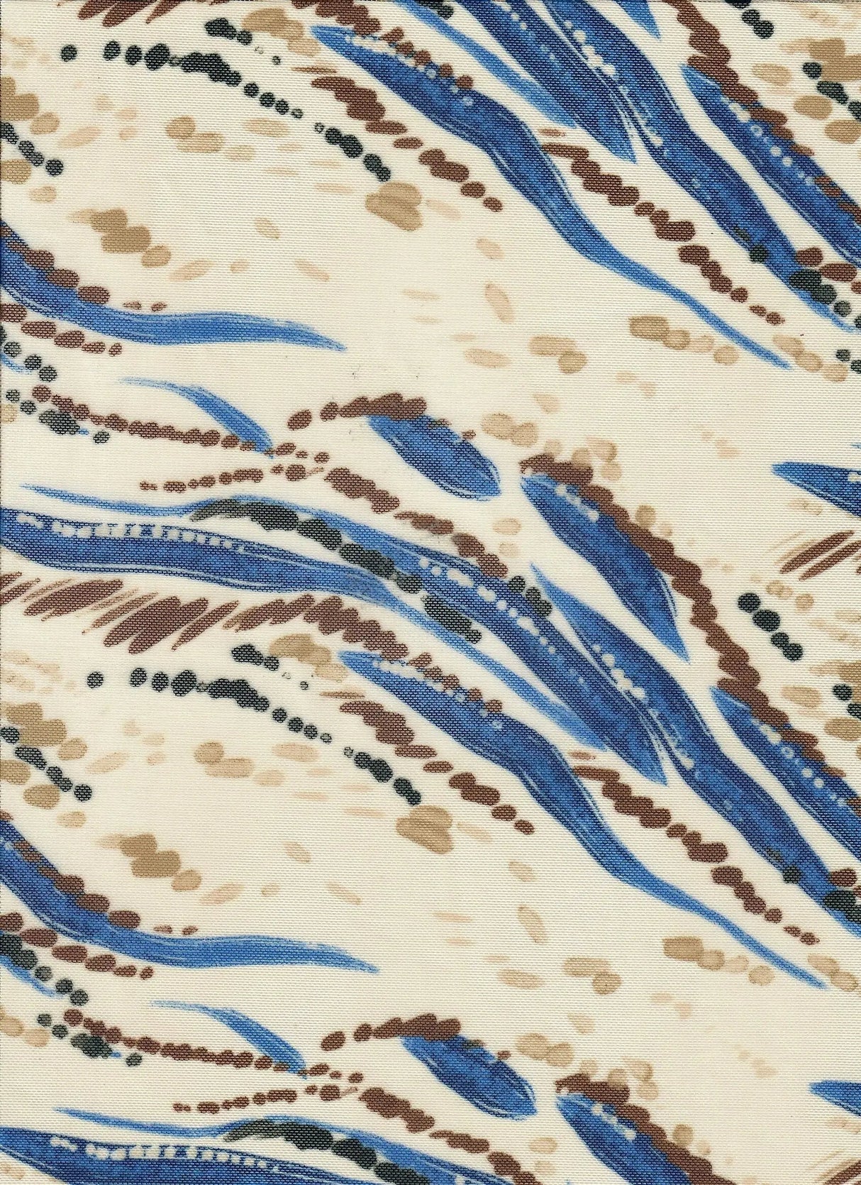 1 Yard Digital Abstract Mesh Knit Fabric, 54'' Wide Polyester Spandex Blend