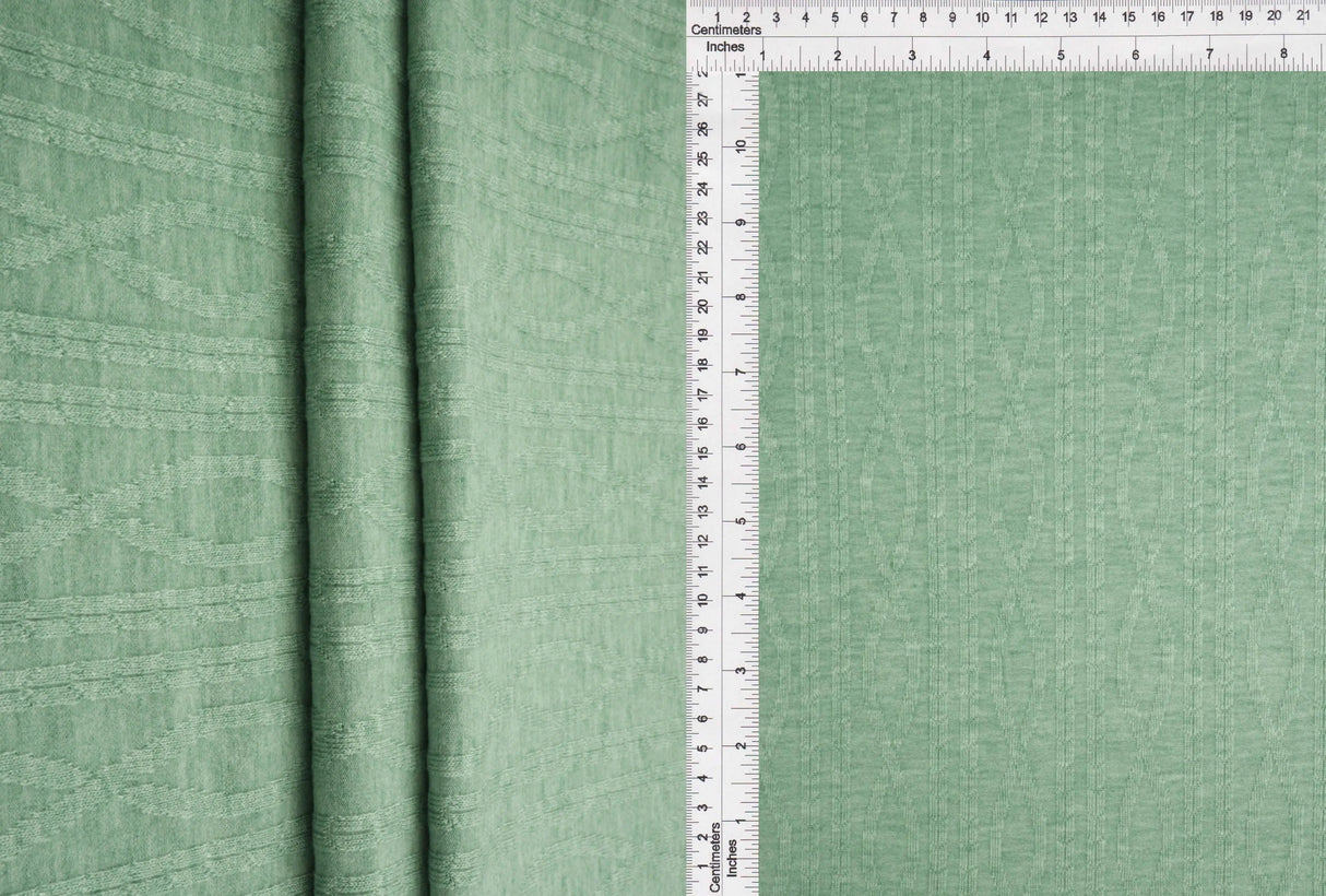 1 Yard RNT YQ Jacquard Solid Fabric 280 GSM Rayon Nylon Poly Spandex Blend 58/59" Width