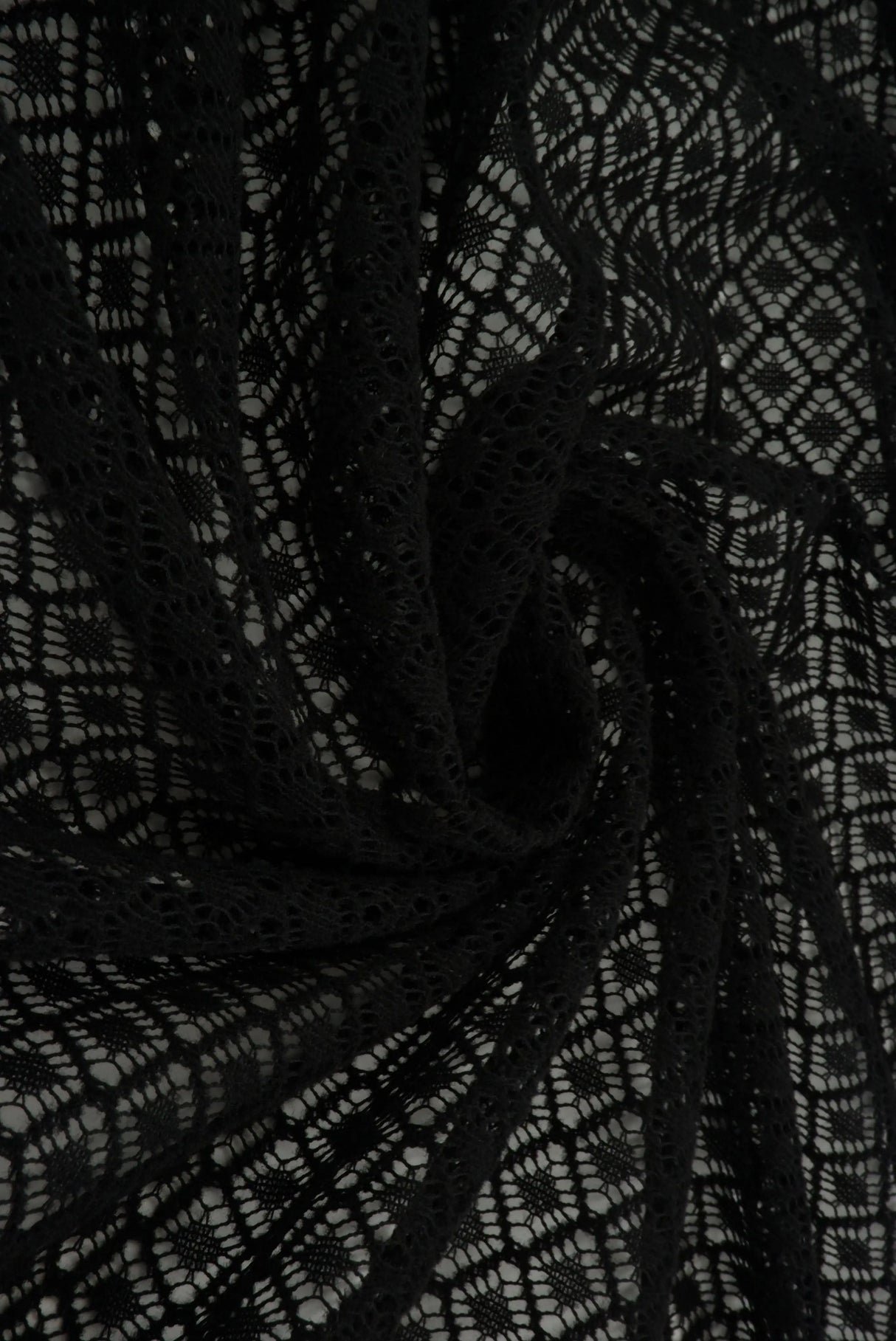 1 Yard Poly Warp Lace Fleece Fabric 90 GSM Lightweight Soft Textured Knit 57" Width