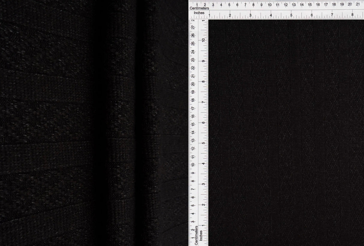1 Yard Sweater Pointelle Jacquard Fabric 280 GSM Rayon Nylon Blend Knit 58/59" Width