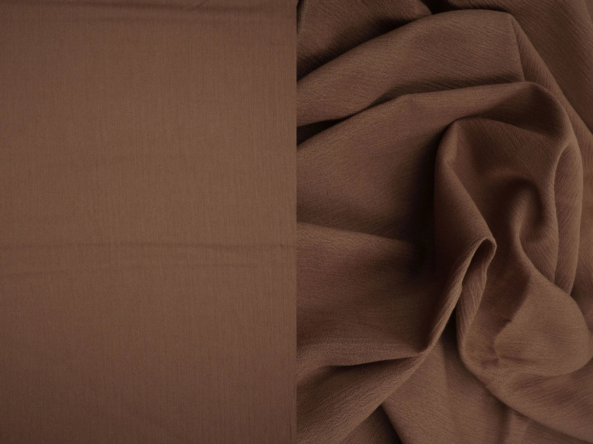 1 Yard Rayon Crepon Solid Woven Fabric Textured Soft Drapery Accent 50/51" Width