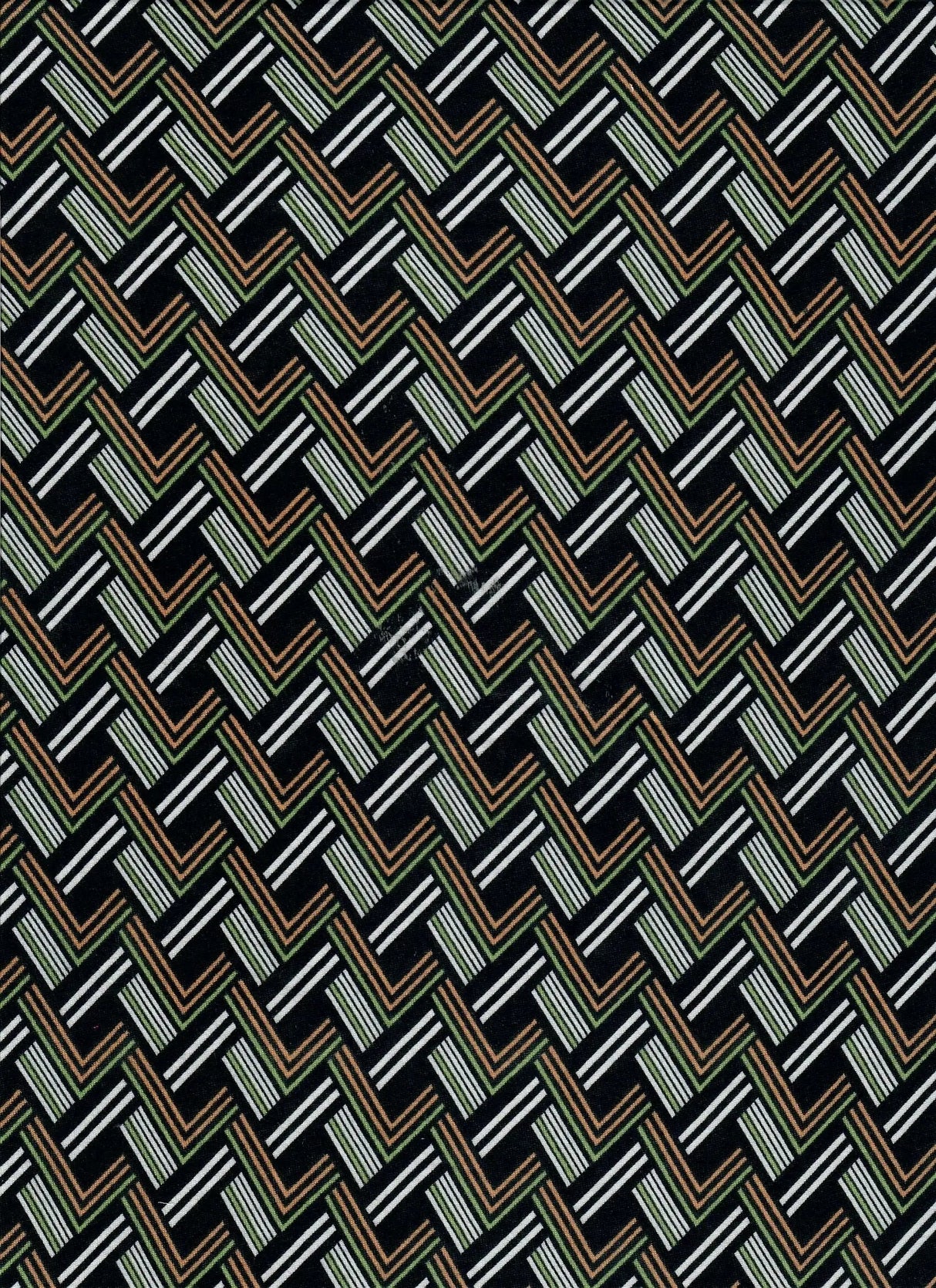 1 Yard Polyester Spandex 170 GSM Brushed DTY Chevron Print Fabric Soft 58/60" Width