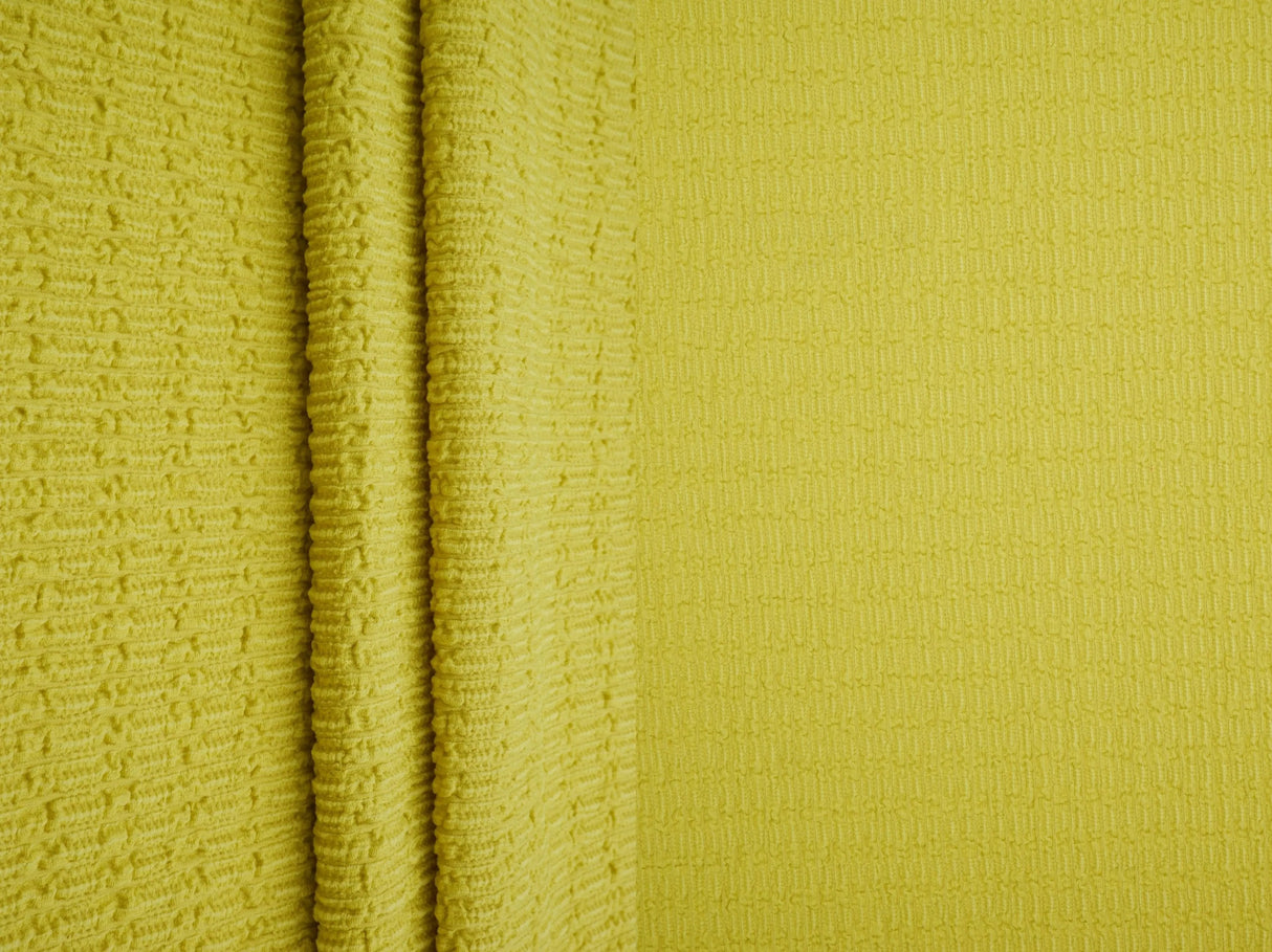 Bubble Jersey Crepe Fabric 95% Polyester 5% Spandex, Heavyweight Stretch 59" Wide