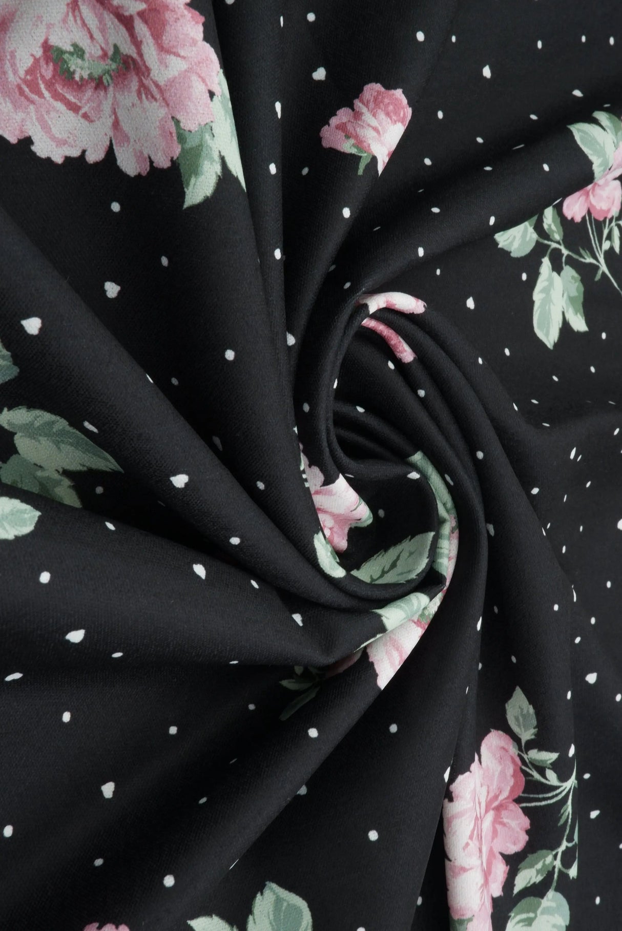 1 Yard Floral Geo Digital Print Poly Cey Fabric, 58/59'' Wide 100% Polyester