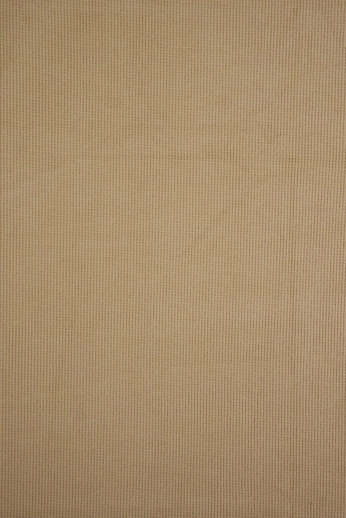 1 Yard Solid Stretch 2x2 Waffle Thermal Knit Fleece Fabric 57 59 Inches Wide