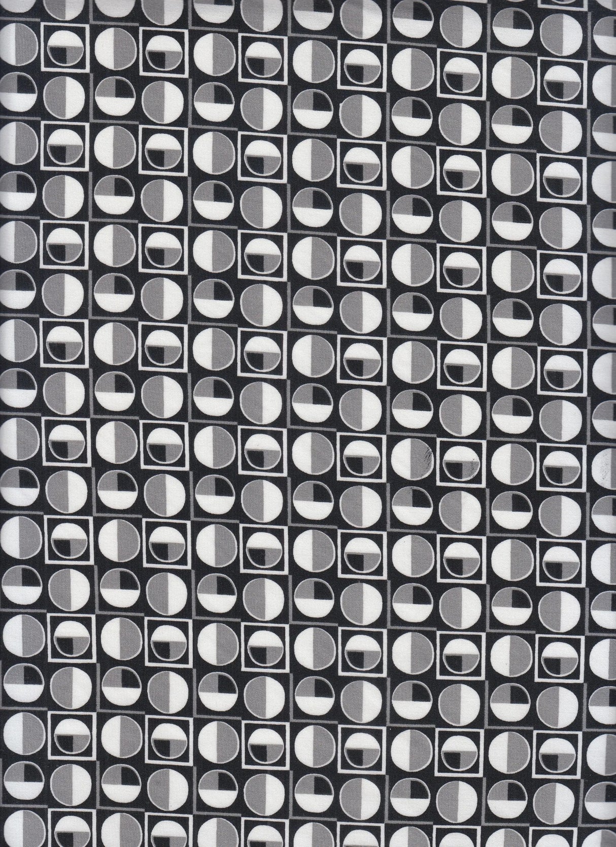 1 Yard Soft Stretch DTY Geo Print Knit Fabric 58/60 Inches Wide