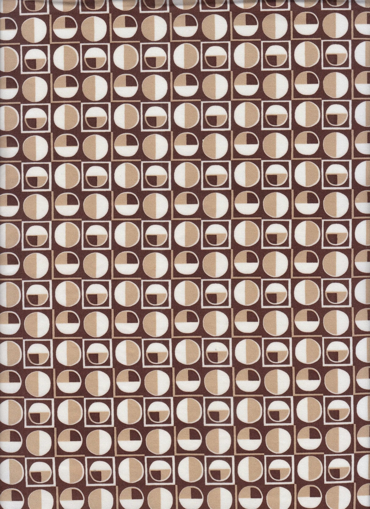 1 Yard Soft Stretch DTY Geo Print Knit Fabric 58/60 Inches Wide