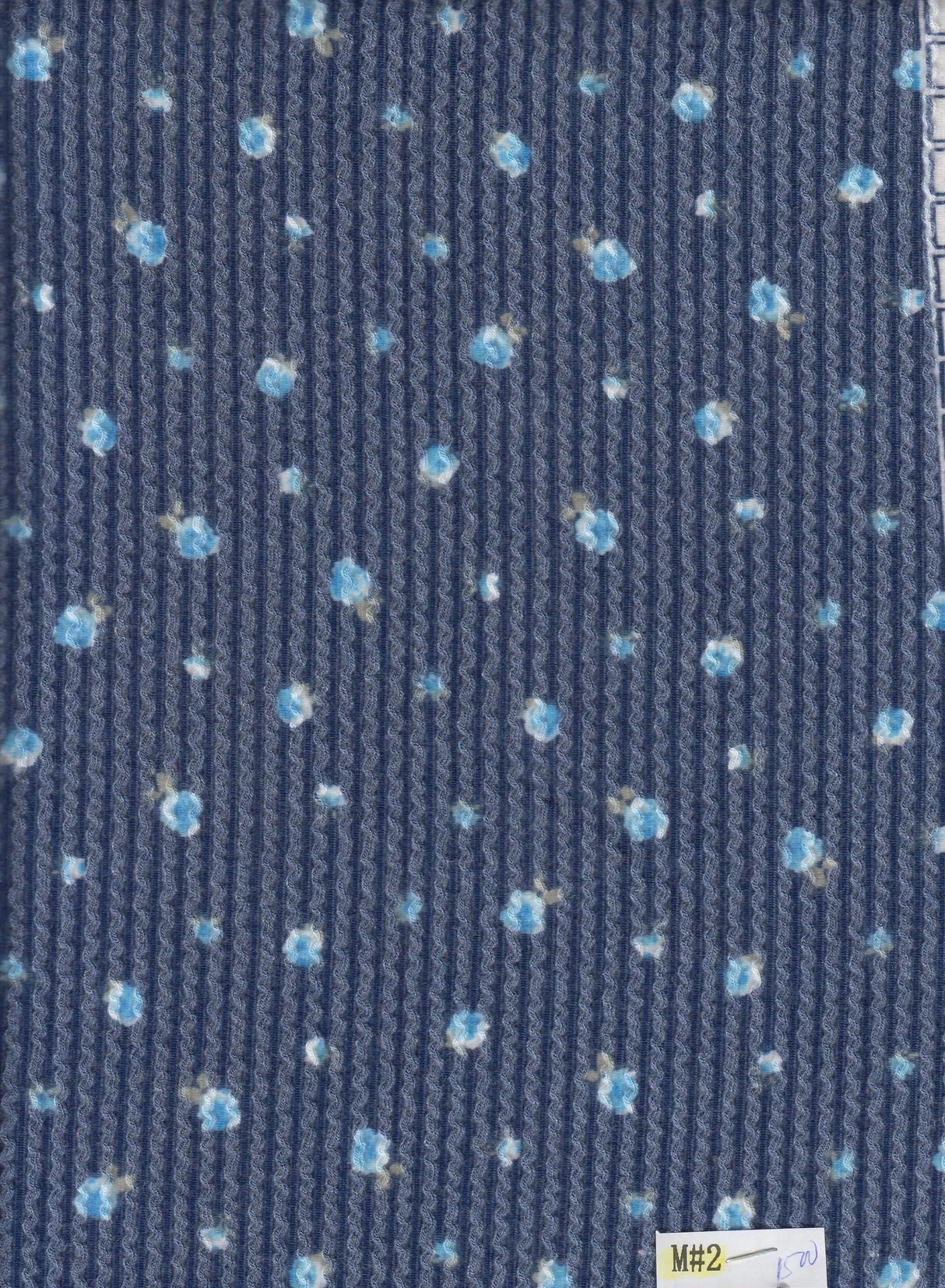 1 Yard Double Knit Cozy Ditsy Print Fabric, Polyester Rayon Blend 56/57 Inches Wide