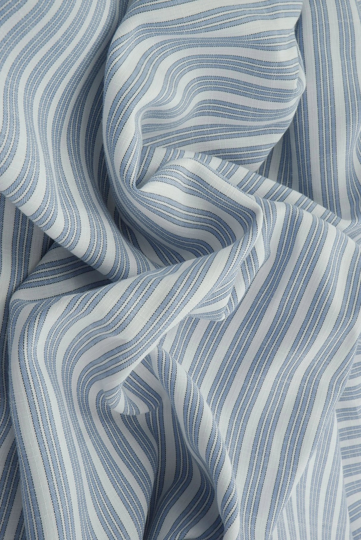 Triple Stripe Poplin Woven Fabric Poly Rayon Blend, 57/58" Wide
