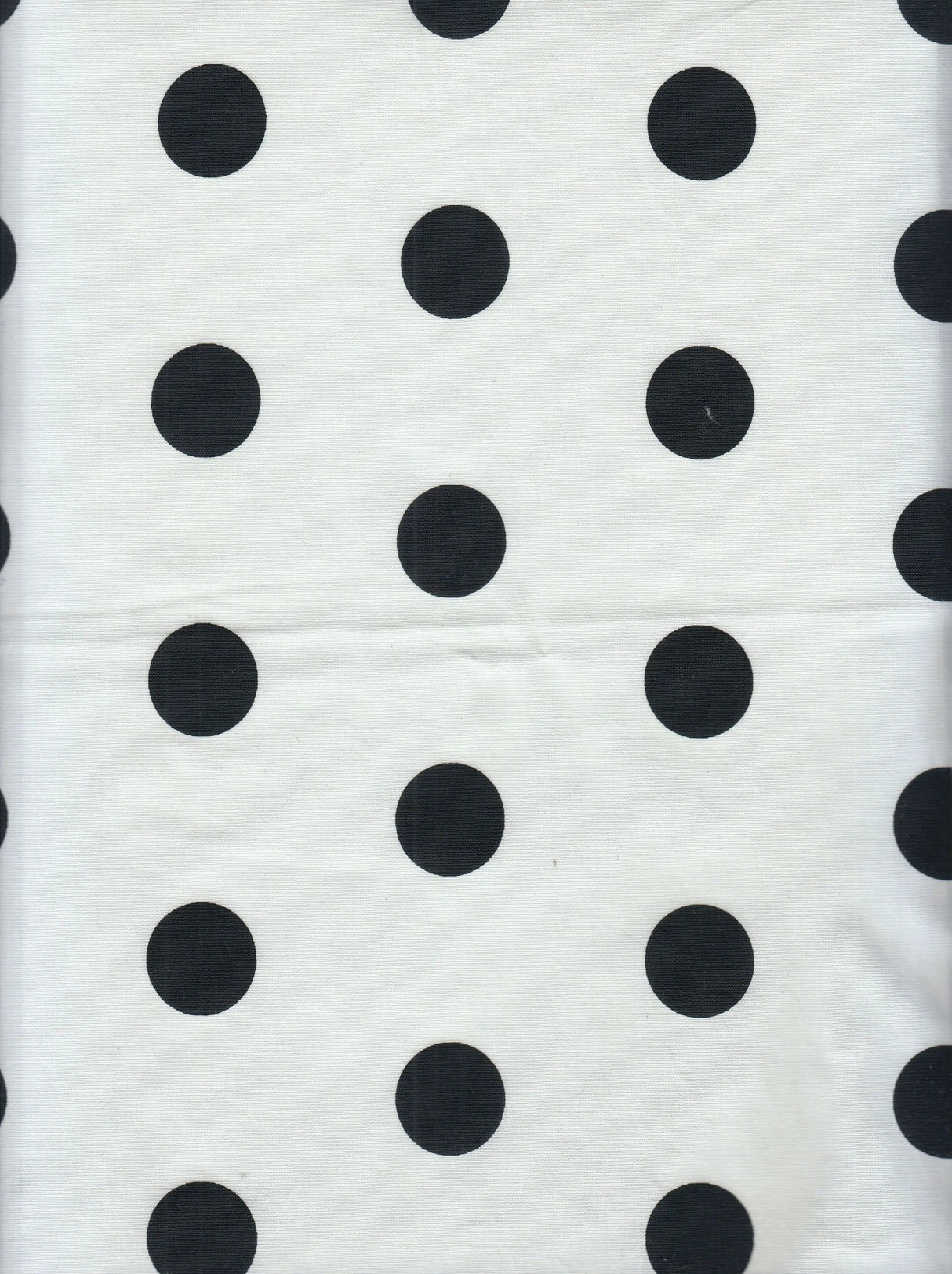 1 Yard Stretch Poplin Big Dot Print Fabric, 57/58'' Wide Cotton Spandex Blend