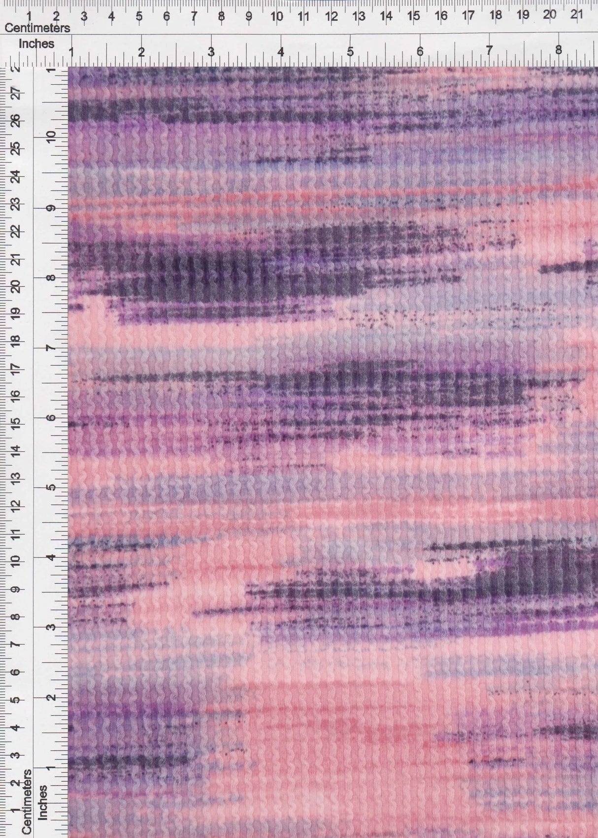 1 Yard Cozy Double Knit Stripe Print Fabric Stretch Polyester Rayon Spandex 56/57 Inches Wide