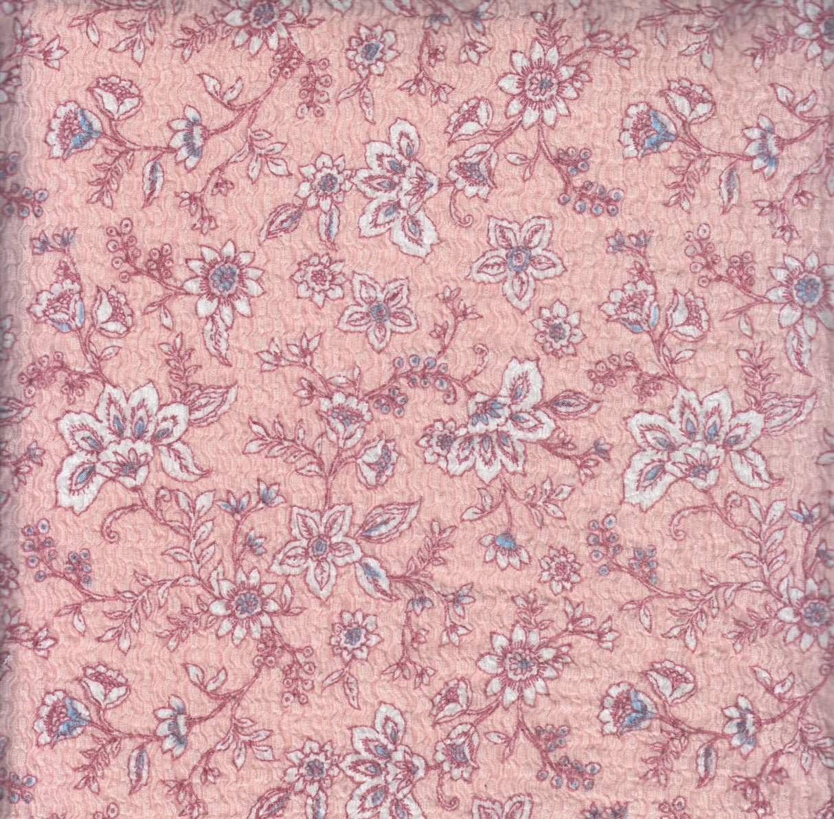 1 Yard Missoni Textured Knit Floral Print Fabric, 58/59'' Wide Polyester Spandex Blend