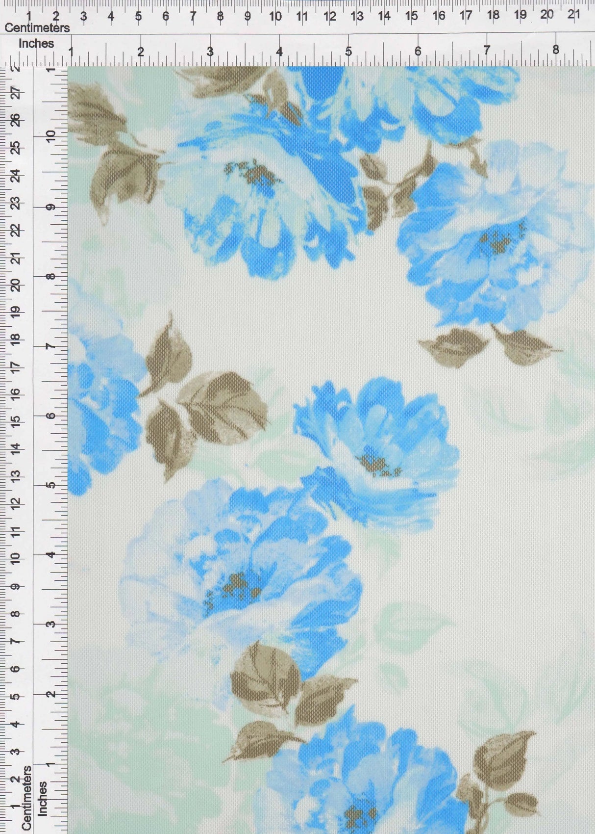 Floral Digital Mesh Fabric Lightweight Stretch Sheer, 56/58” Wide for Fashion & Overlays