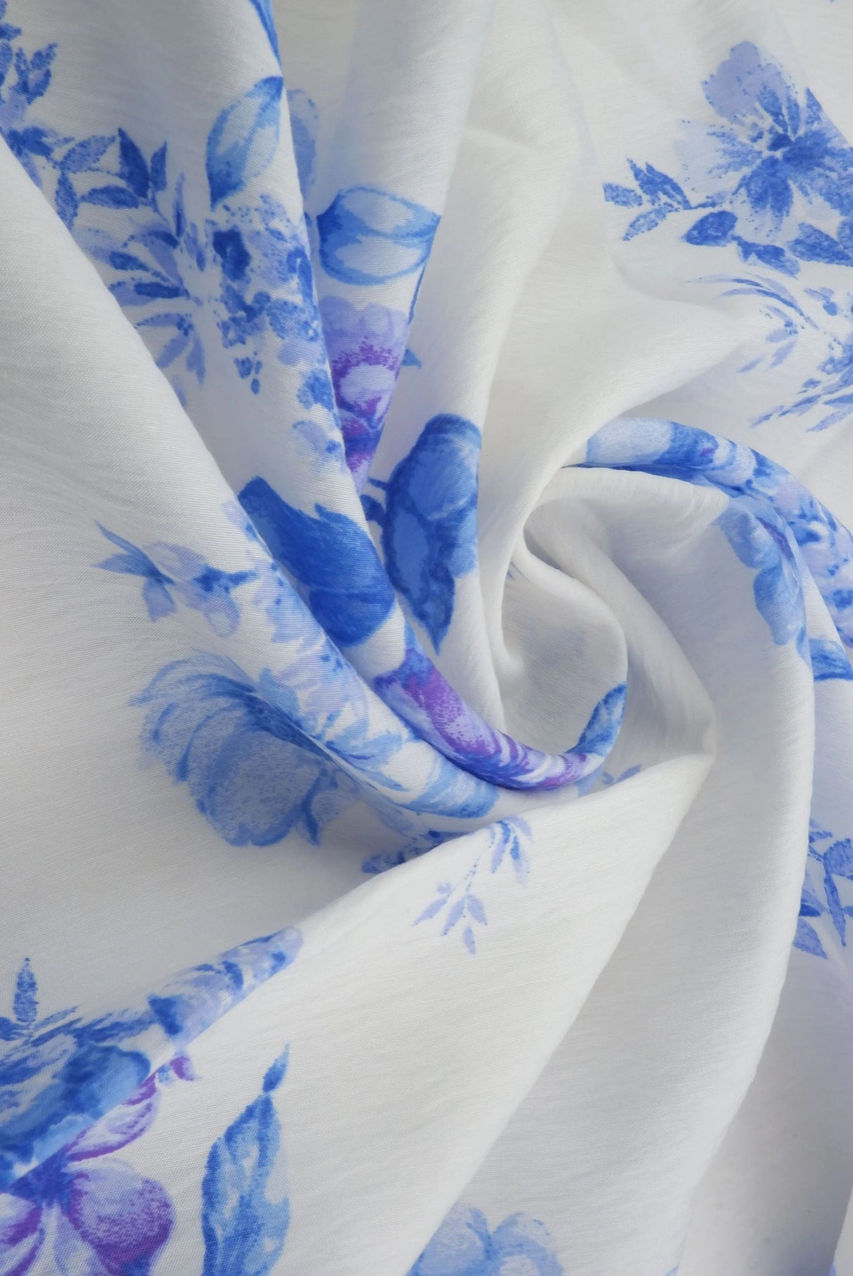 Airflow Floral Print Fabric, Lightweight Viscose Nylon Woven, 57" Wide