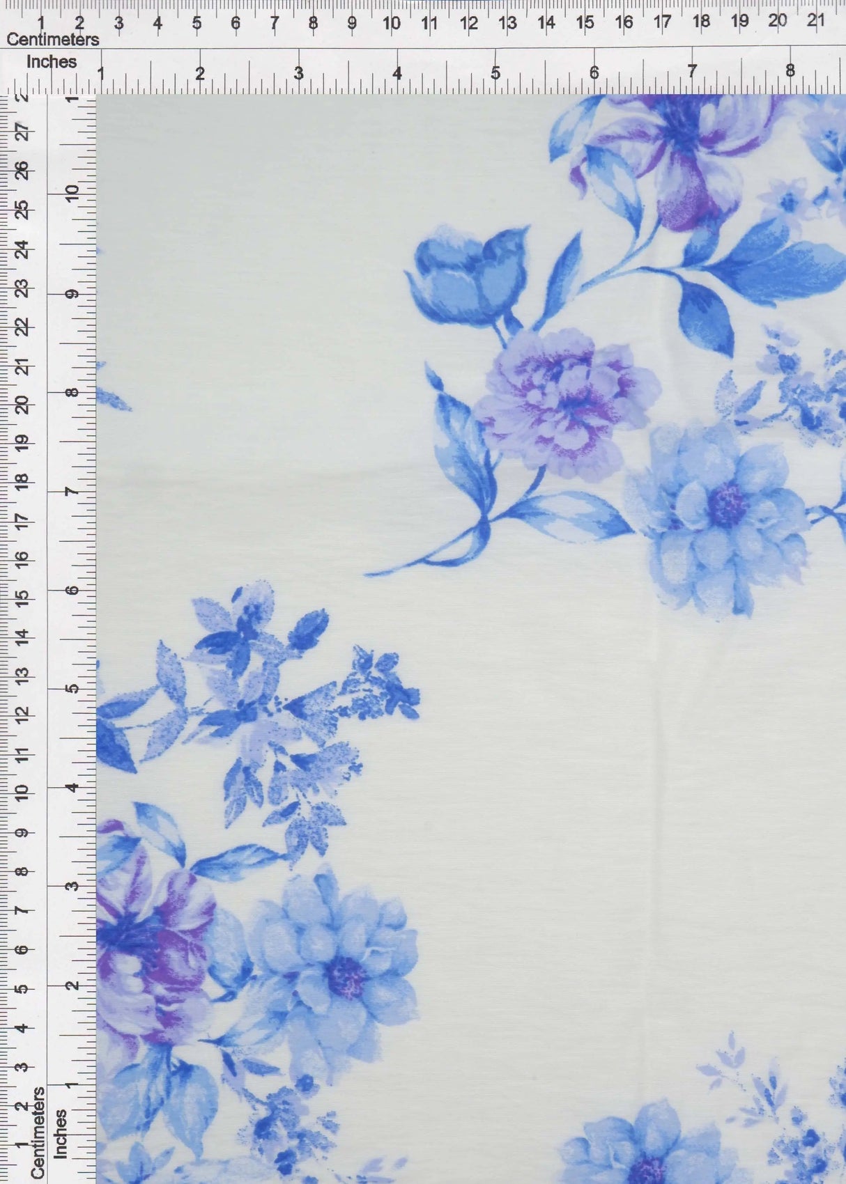 Airflow Floral Print Fabric, Lightweight Viscose Nylon Woven, 57" Wide