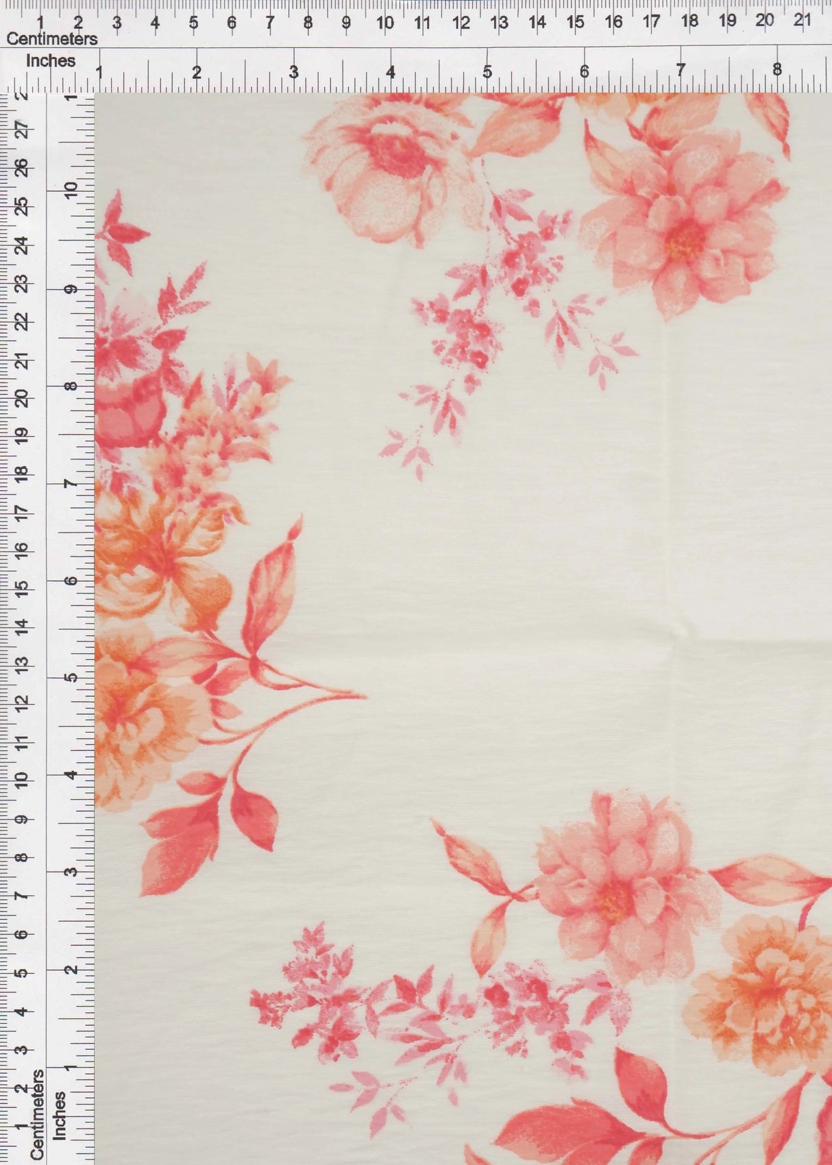 Airflow Floral Print Fabric, Lightweight Viscose Nylon Woven, 57" Wide
