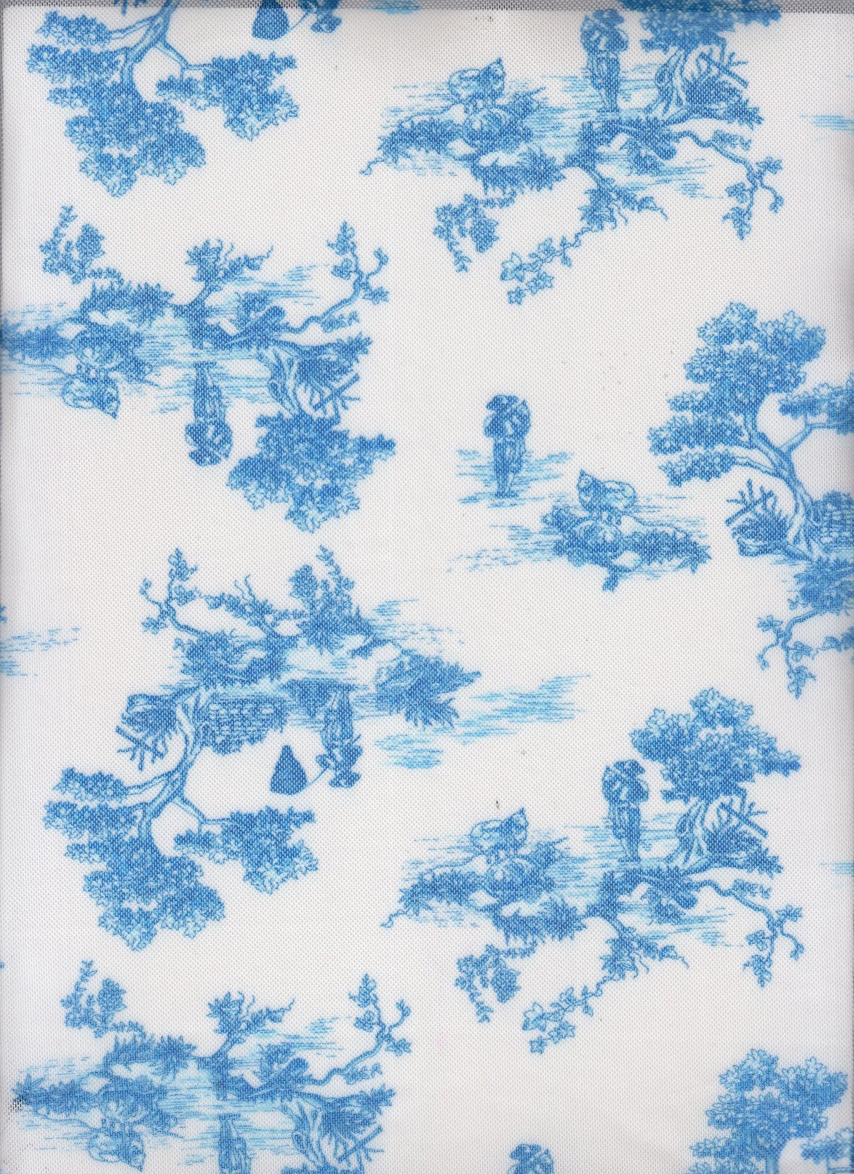 1 Yard Digital Toile Mesh Print Fabric, 56/58? Wide Polyester Spandex Blend