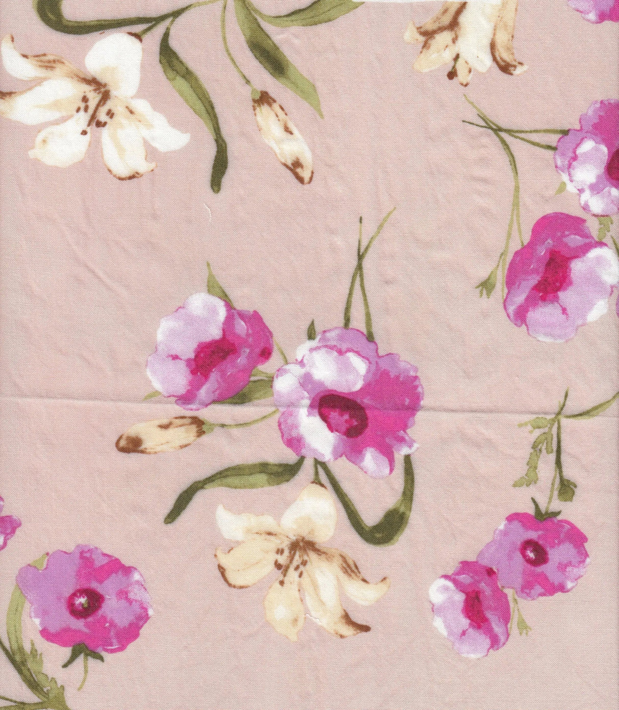 Rayon Challis Floral Print Fabric Lightweight Woven, 54" Wide Soft Drape