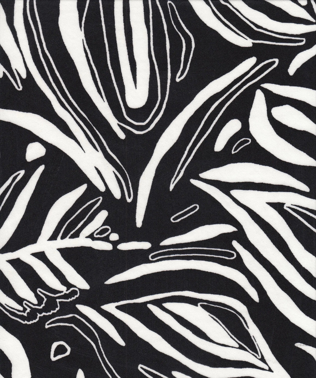 1 Yard DTY Leaf Print Fabric 180 GSM Polyester Spandex Blend 58/60" Width