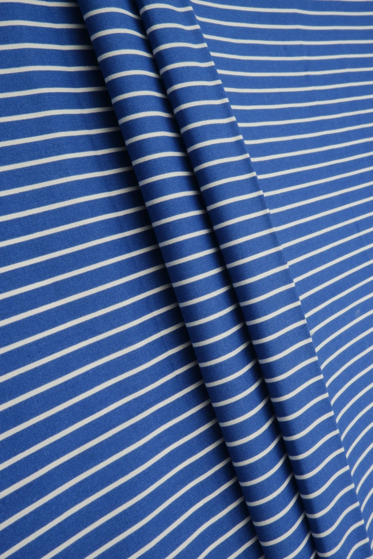 Stretch Cotton Poplin Stripe Fabric, Printed Woven 97% Cotton 3% Spandex, 57/58" Wide