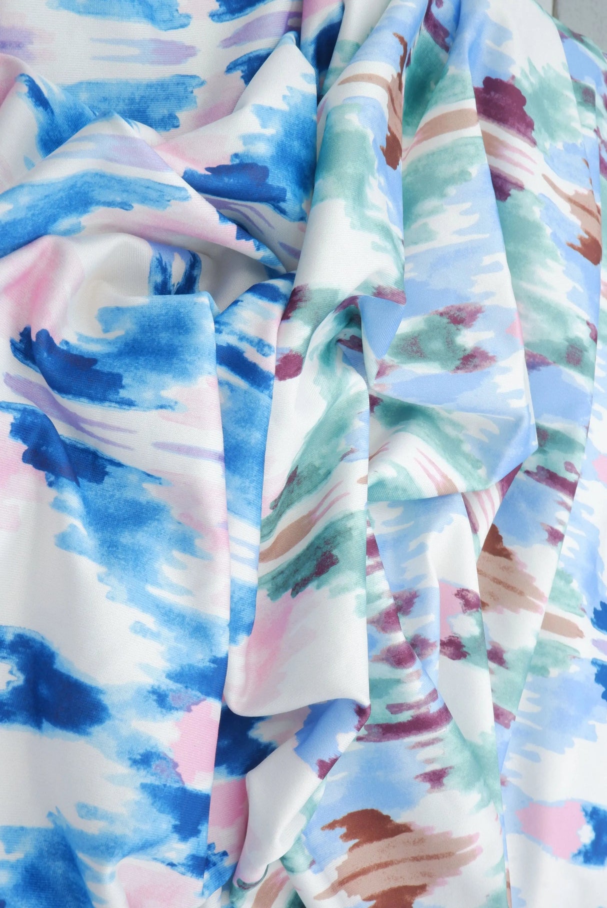 58/60" Width DTY Aztec Tribal Digital Print Fabric 96 Percent Poly 4 Percent Spandex Soft Stretch