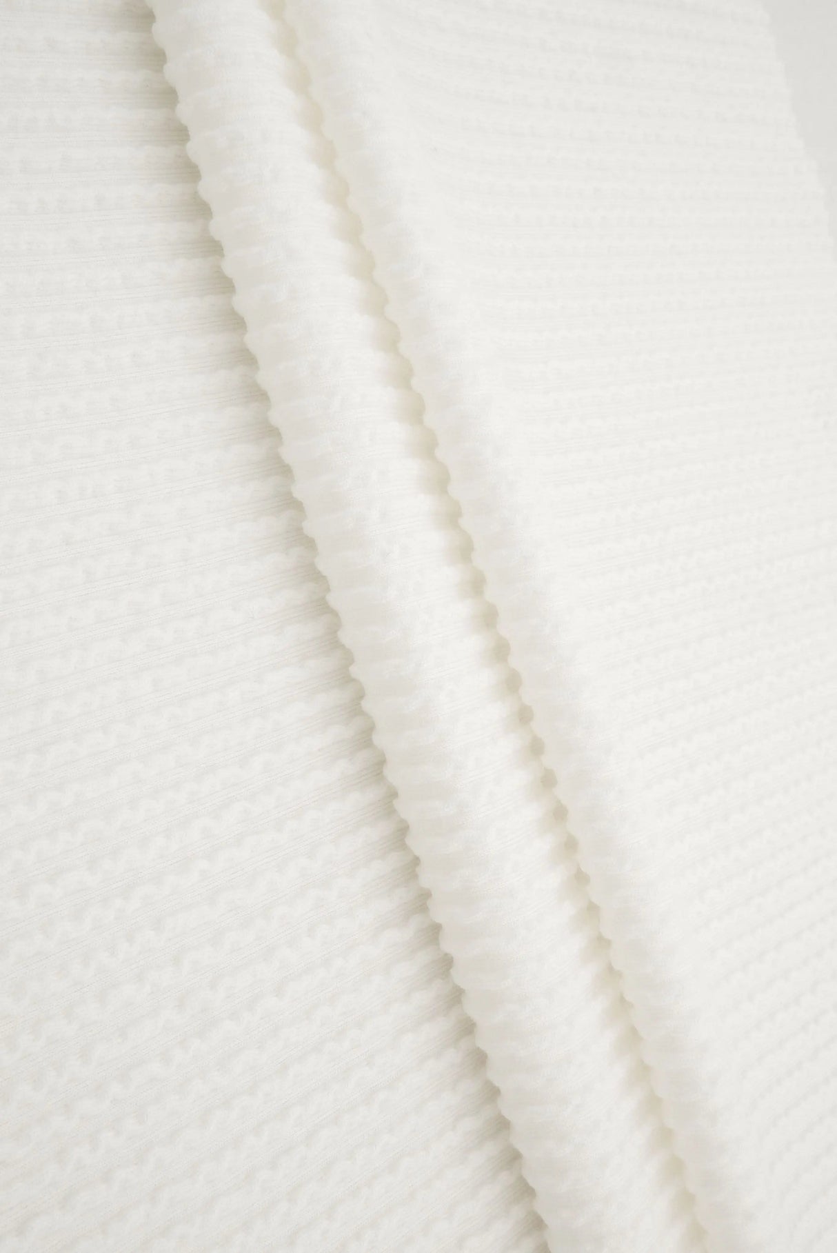 52" Knit Jacquard Rib Fabric 80% Polyester 15% Rayon 5% Spandex 230 GSM by Yard