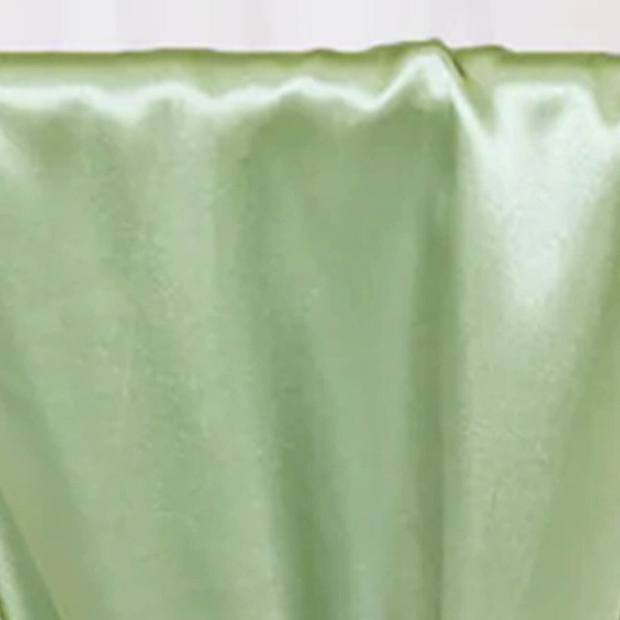 10 Pieces Sage Green Satin Chair Sashes for Rustic Wedding and Party Decor 8x108 inches