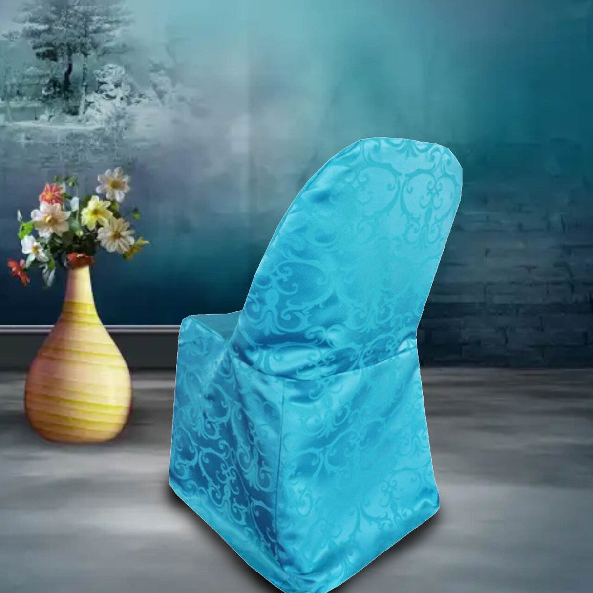 Champagne Folding Chair Cover for Classic Event Seating