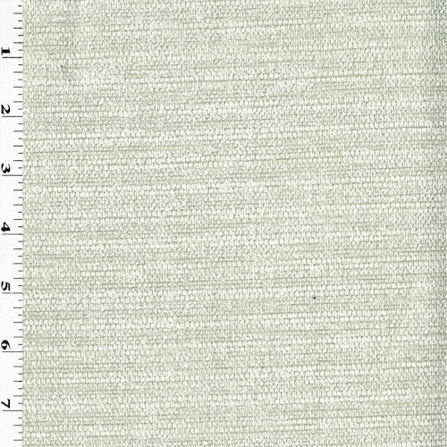 1 Yard Taupe White Textured Matte Chenille Home Decorating Fabric Upholstery 56 Inches Width