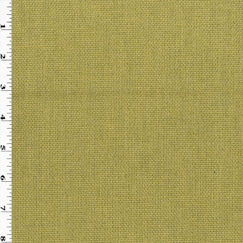 1 Yard Ripe Olive Green Solid Basket Woven Home Decorating Fabric Upholstery 57 Inches Width