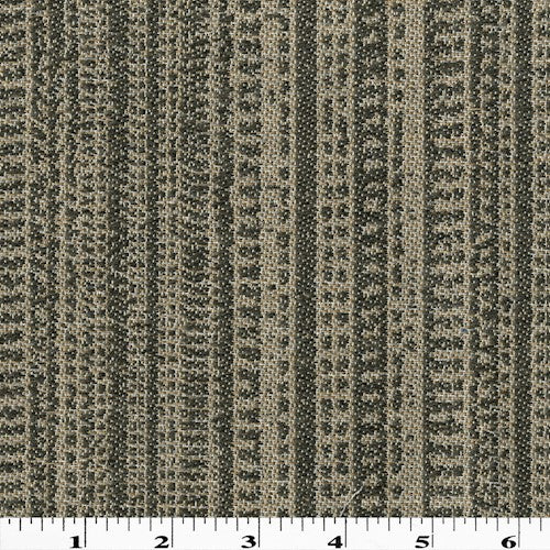 1 Yard Desert Sand Gray Striped Abstract Jacquard Decorating Fabric Upholstery 58 Inches Width