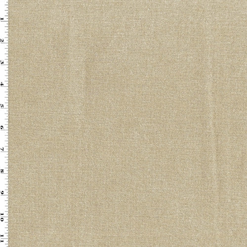 1 Yard Tan Soft Golden Yellow Double Woven Chenille Decor Fabric Upholstery 55 Inches Width