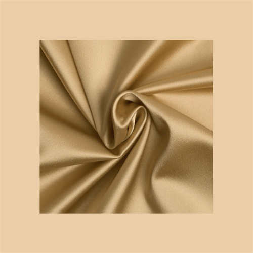 1 Yard Golden Tan Stretch Satin Fabric Special Occasion Costumes 48 Inches Width