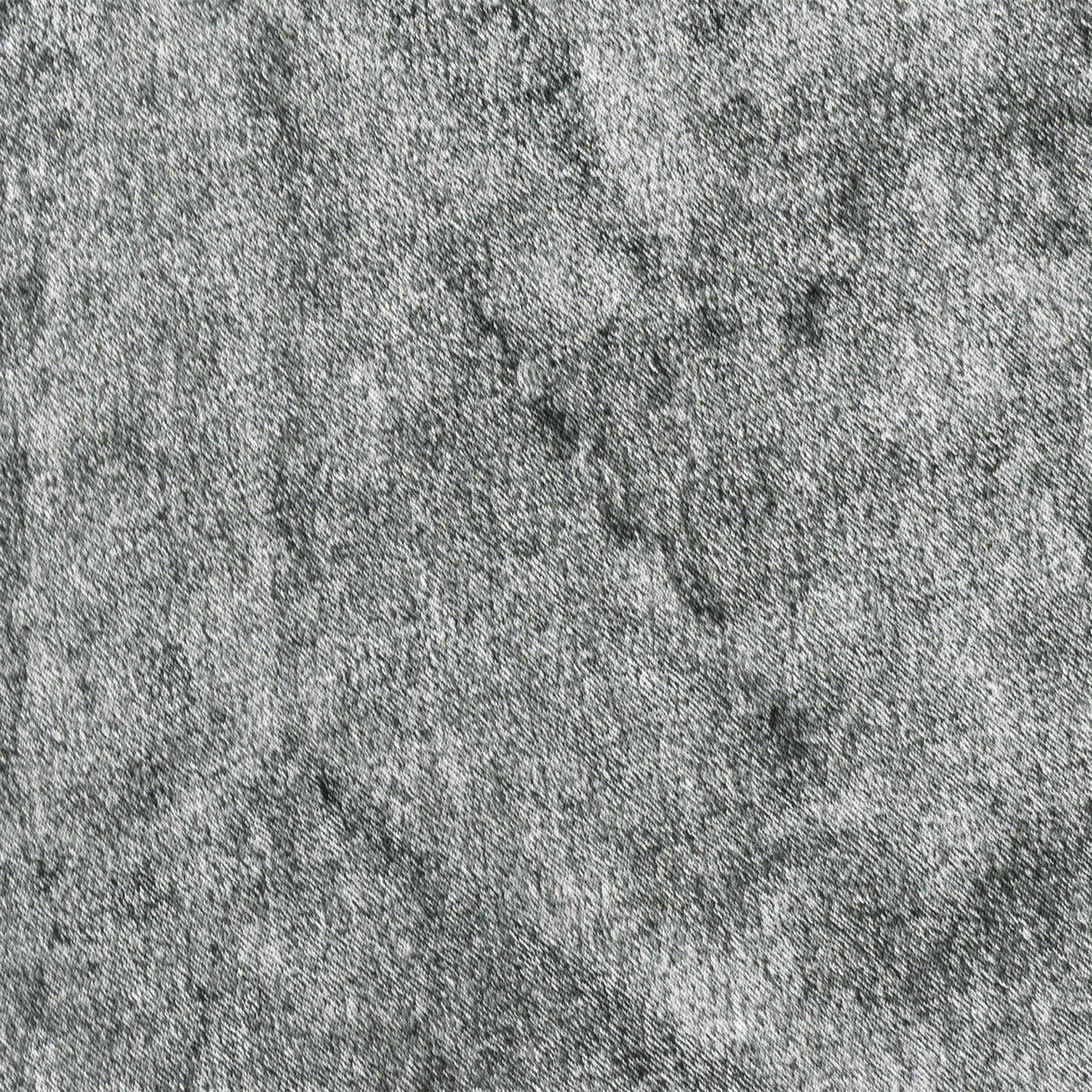 1 Yard Silver Classic Black Texture Printed Twill Woven Fabric Apparel Dresses 58 Inches Width