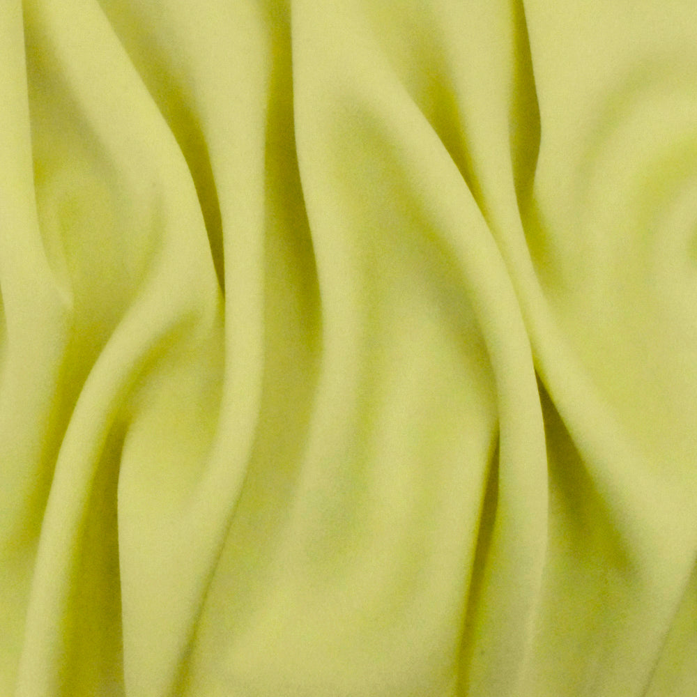 1 Yard Lemon Yellow Triacetate Crepe Momie Woven Fabric Apparel Blouses 56 Inches Width