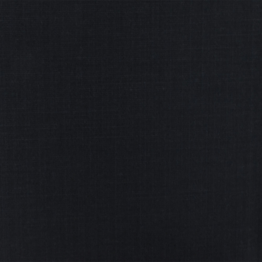 1 Yard Black Deep Blue Cross Hatch Tropical Acrylic Wool Woven Shirting Fabric Apparel 62 Inches Width