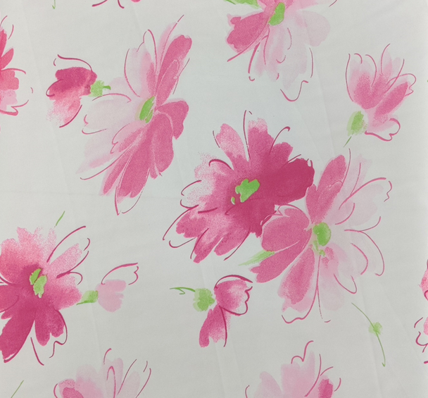 1 Yard White or Fuchsia or Green Hi Multi Chiffon Sheer Lightweight Polyester Fabric, 58/60" Wide