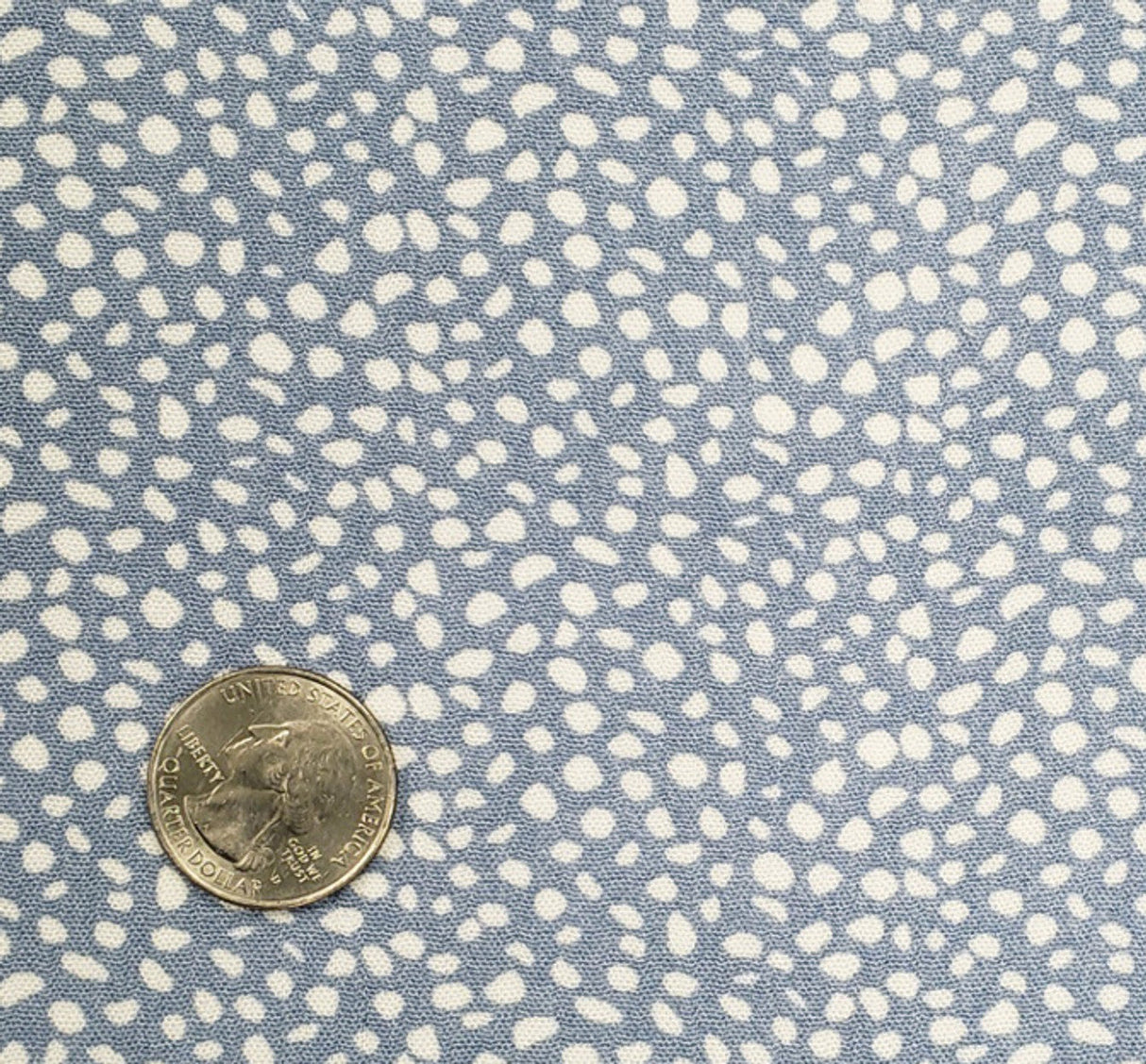 1 Yard Rayon Crinkle Denim Blue Fabric for Dresses Blouses Skirts and Crafts 50 52 Width