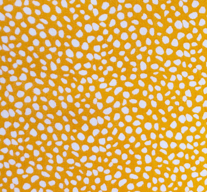Rayon Crinkle 1D1046 100 Percent Rayon Fabric - Mustard/Ivory Crinkle, 50/52" Width