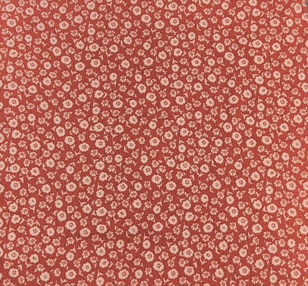 1 Yard Red Oatmeal Rayon Crinkle Apparel Fabric 50/52 inches Width