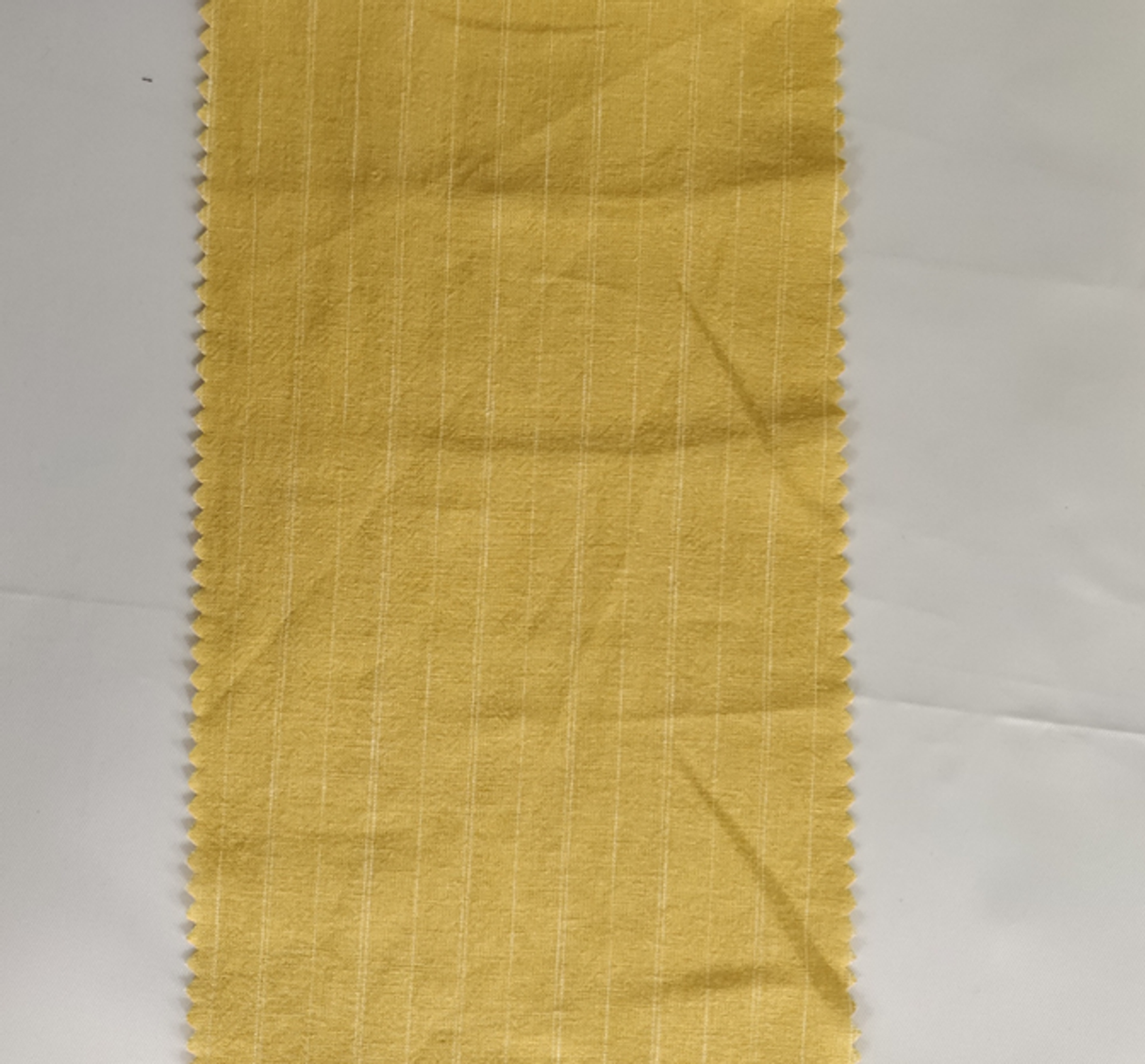 1 Yard Linen Rayon Fabric Mustard Ivory 52" Width Soft Lightweight Apparel Fabric