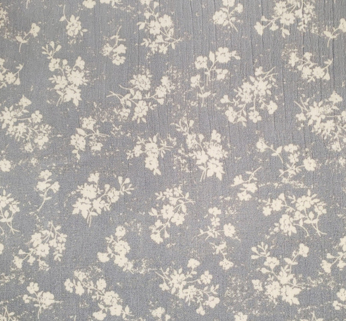 1 Yard Gray Beige Rayon Crinkle Woven Fabric 50/52 Inch Wide Soft and Lightweight