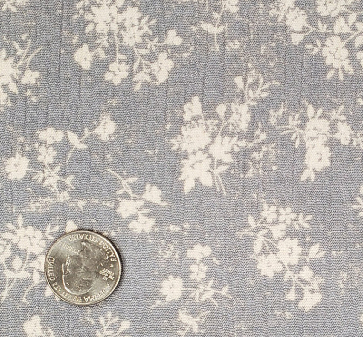 1 Yard Gray Beige Rayon Crinkle Woven Fabric 50/52 Inch Wide Soft and Lightweight