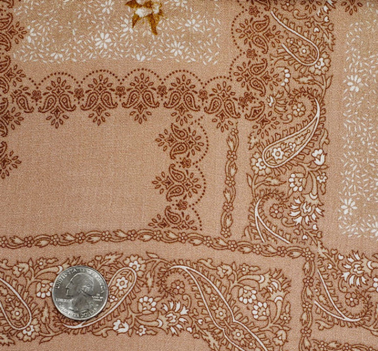 1 Yard Sandstone Rayon Crinkle Fabric 50/52" Wide Lightweight Woven Crepon