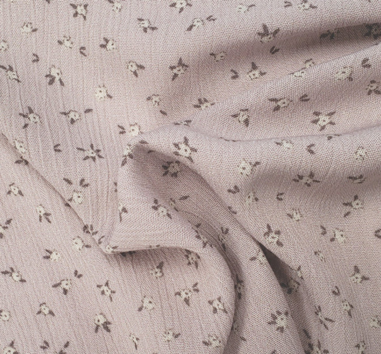 1 Yard Textured Rose Dust Rayon Crinkle Fabric Rayon Crepon Apparel 50/52 Inch Width