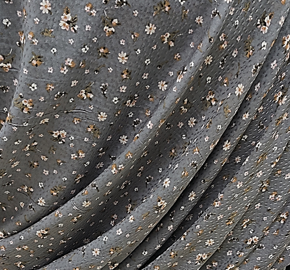 1 Yard Warm Gray Rayon Jacquard Dot Fabric For Dresses, Blouses, Skirts, Décor 53/54" Width