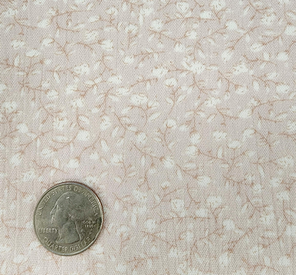 1 Yard Baby Pink Rayon Crepon Fabric Lightweight Textured Pleated Apparel Material Width 50/52"