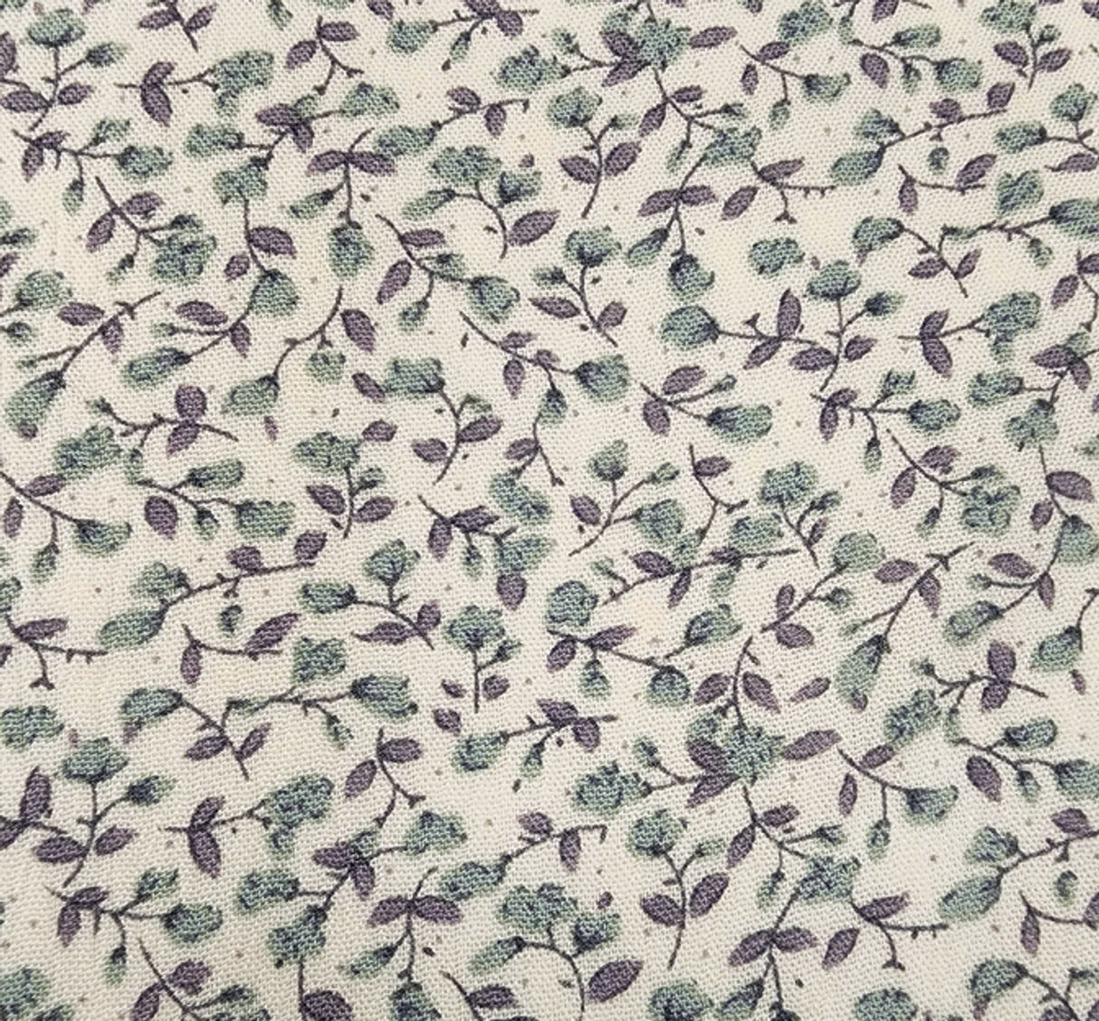 Rayon Crinkle Crepon 1 Yard Fabric Ivory/Desert Sage 50/52" Lightweight Textured Apparel